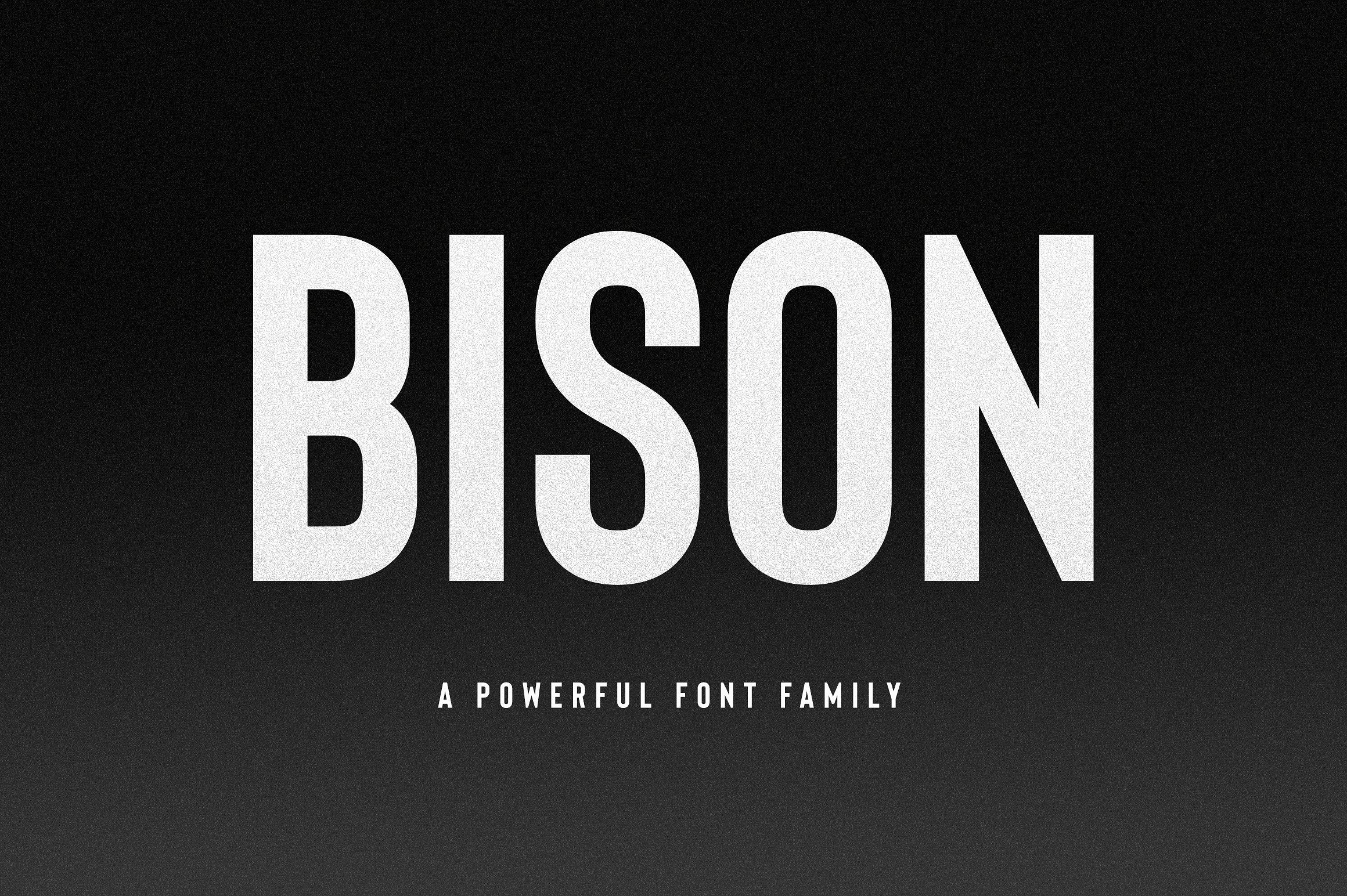 bison font family free sans serif