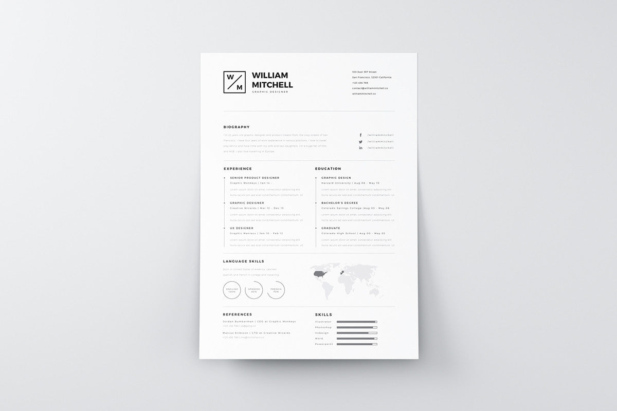 free-minimalistic-and-clean-resume-template-creativebooster