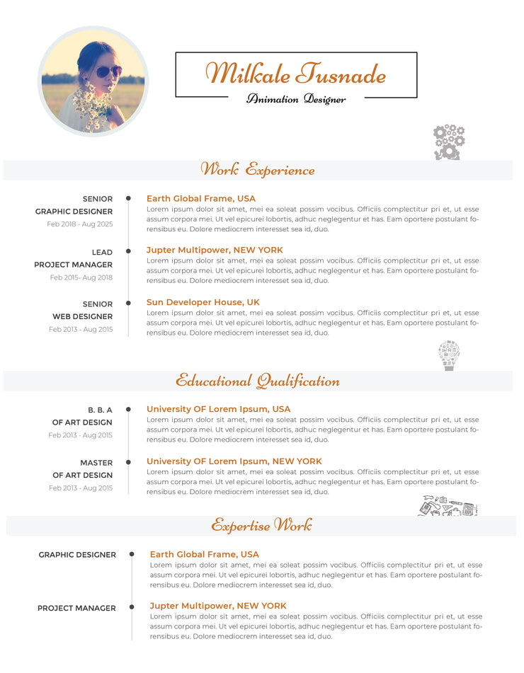 Free 2 Pages Creative Resume CV Template in Photoshop (PSD) and Micros –  CreativeBooster