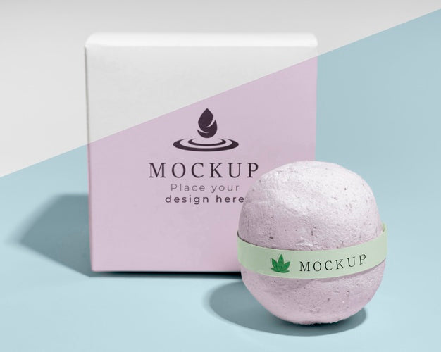 bath bomb mockup free