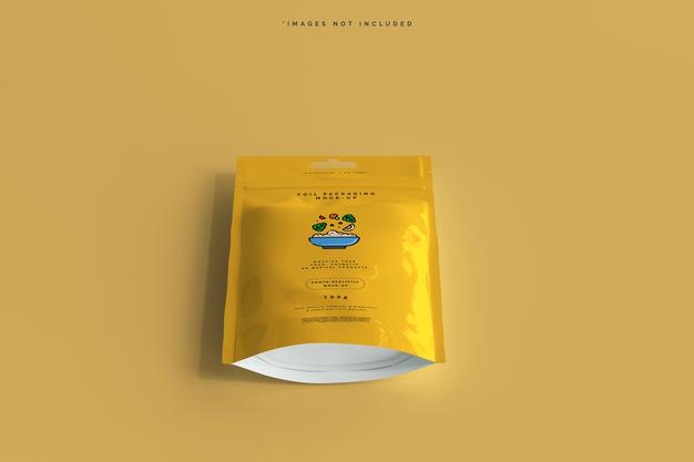 Free Foil Packaging Mockup Psd Creativebooster