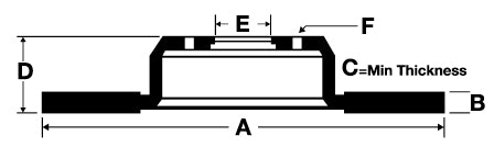 Tarox Rear Discs Diagram