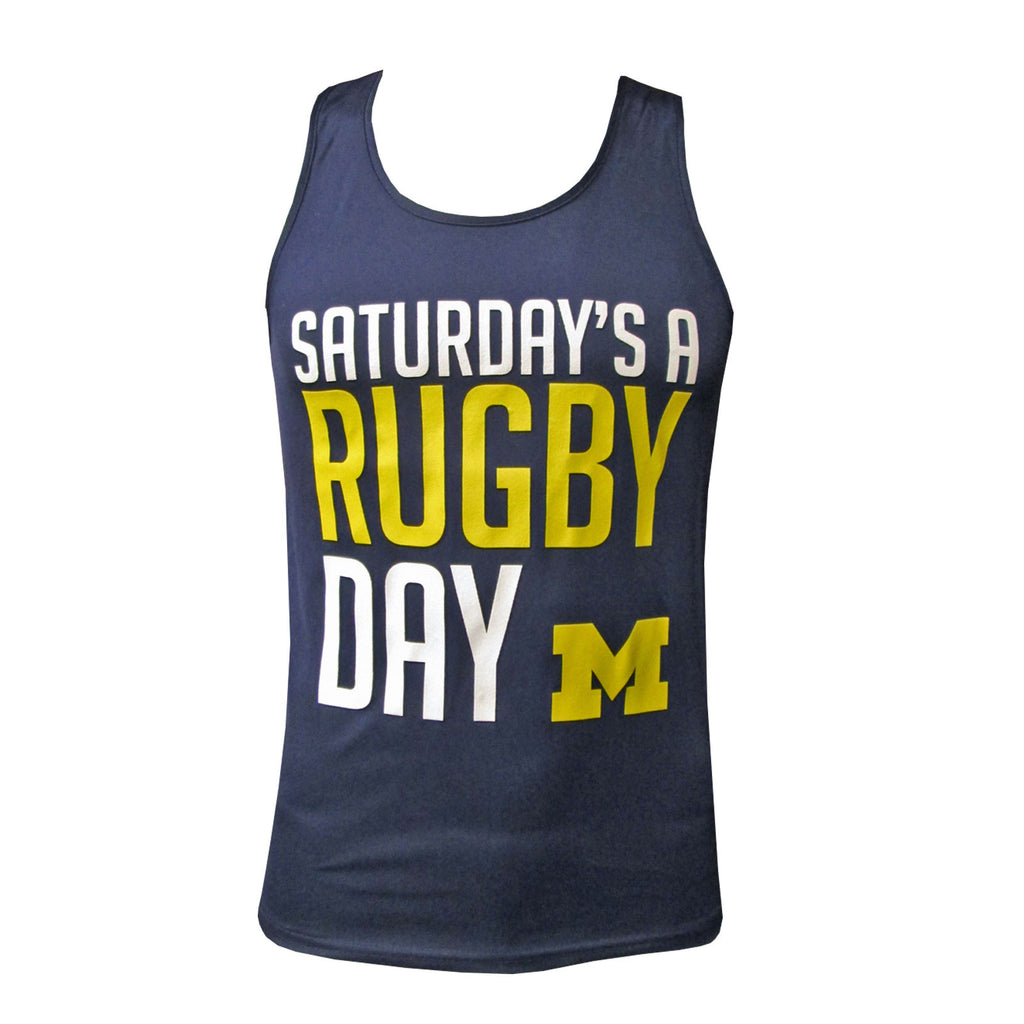 Michigan Rugby Saturday's A Rugby Day Tank Top