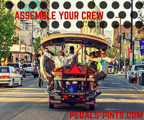 Pedals & Pints - tour Boise pubs on a bike bar