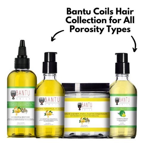 Bantu Coils Oils and Products for All Hair Porosity Types