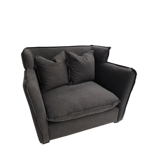 Sunday Loveseat Charcoal