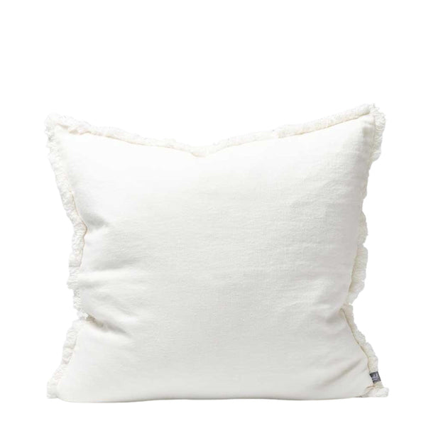luca cushion small white