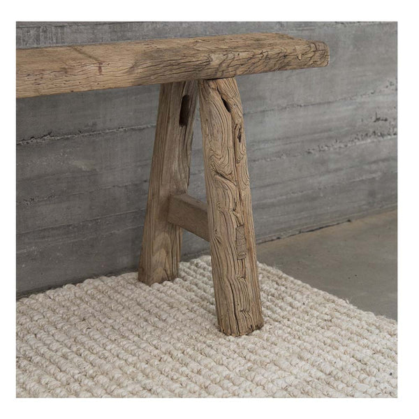 jute rug whitewash large