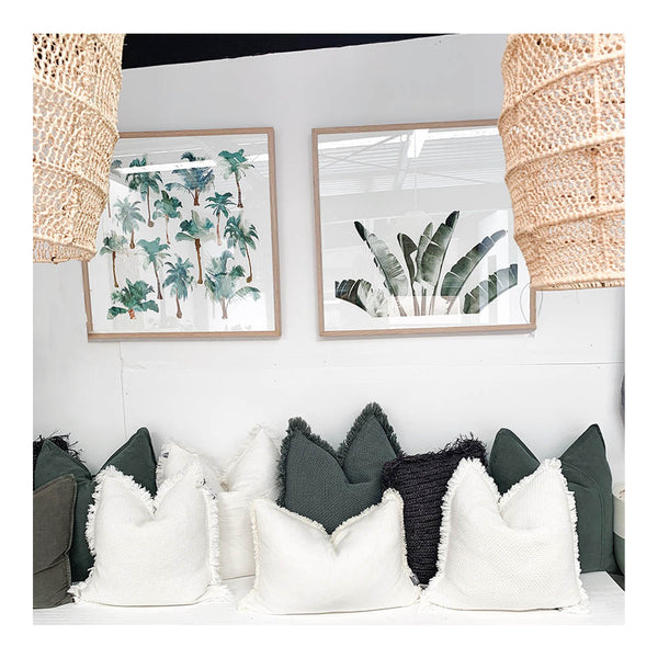 palm trees framed