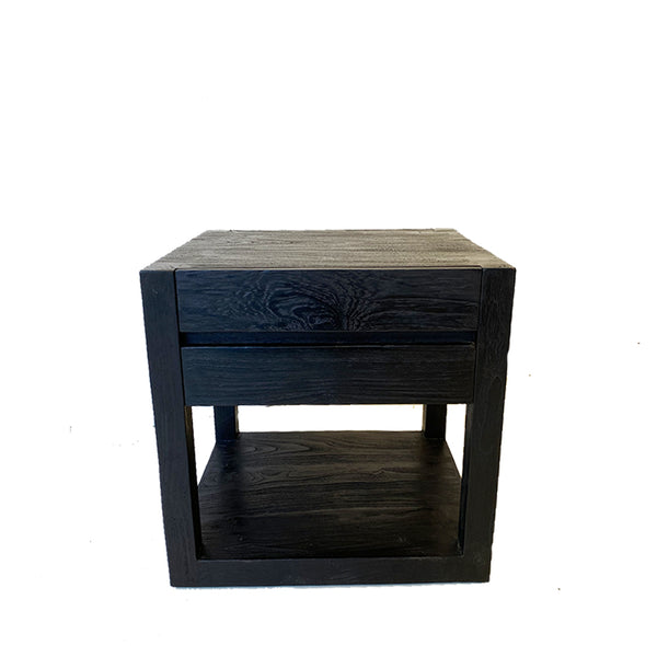 urban bedside table black