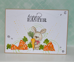 bunny easter cardmaking