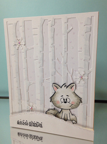 Snow Fox Cardmaking