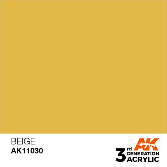 AK-Interactive - Beige (17ml) 3rd Gen Acrylic