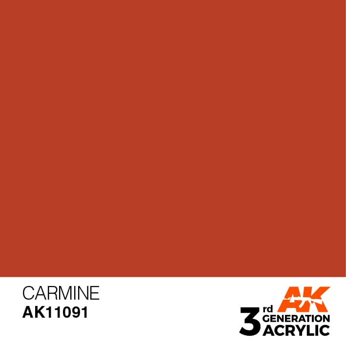 AK-Interactive - Carmine (17ml) 3rd Gen Acrylic