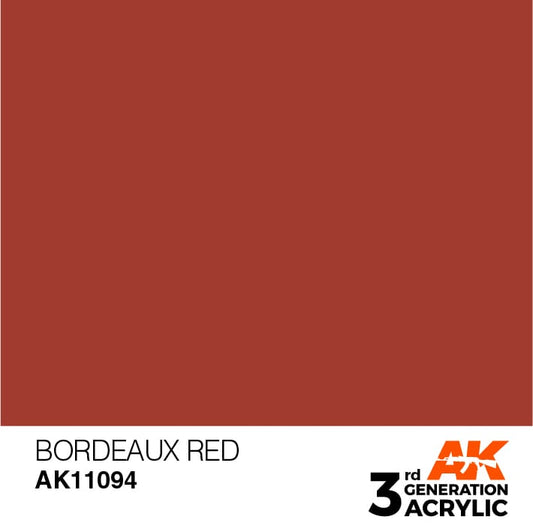 AK-Interactive - Bordeaux Red (17ml) 3rd Gen Acrylic