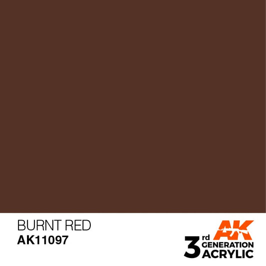 AK-Interactive - Burnt Red (17ml) 3rd Gen Acrylic