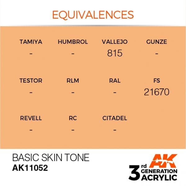 AK-Interactive - Basic Skin Tone (17ml) 3rd Gen Acrylic