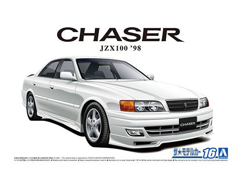 Aoshima: Toyota (1998) JZX100 Chaser Tourer V 1/24 Scale Model Kit