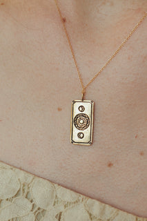The Moon Tarot Card Necklace