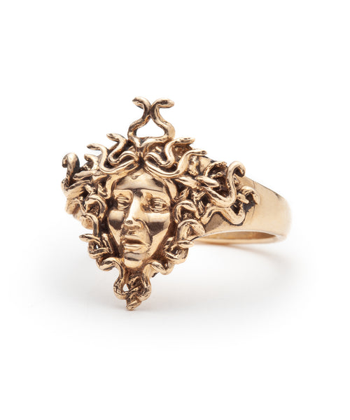 medusa gold ring