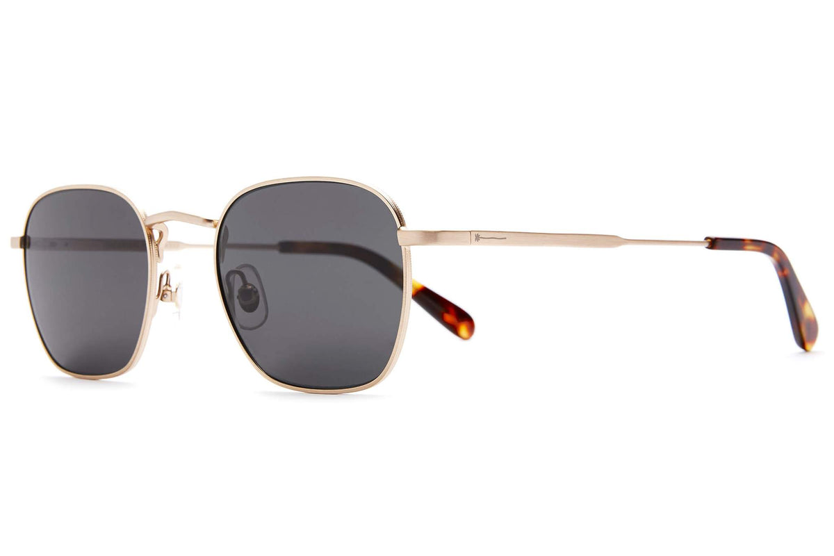 Brushed Gold Groove Pilot Sunglasses – Prism Seattle