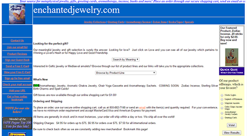 Enchanted Jewelry in the Days of Dial-Up