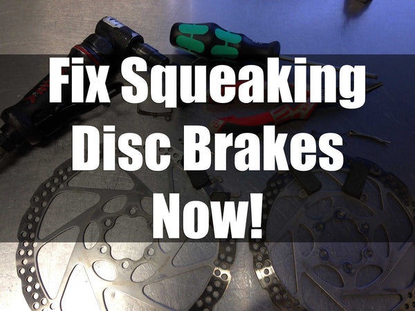 disk brakes on bike squeaking