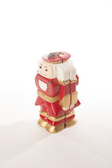Timmy Woods Nutcracker Red Soldier Christmas Acacia Wood Painted Clutch Cross body Whimsical Handbag Vintage Accessory