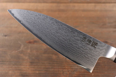 Miyako 33 Layer Damascus AUS-8a Deba Butcher Japanese Chef Knife, 165mm