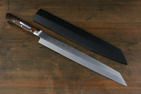 Sakai Takayuki Grand Chef Japanese Sword Style Japanese Sushi Chef Knife with Desert Iron Wood Handle