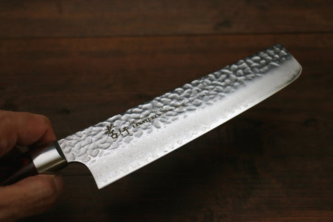 Sakai Takayuki VG10 33 Layer Damascus Japanese Nakiri Chef Knife 160mm