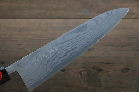 Shigeki Tanaka Blue Steel 17 Layer Damascus Gyuto Japanese Chef Knife 210mm
