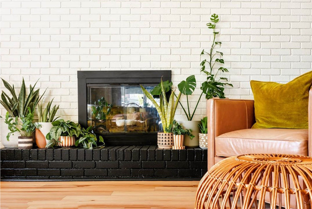 House Tour:  Nikki’s 60s Ranch Makeover - fireplace detail