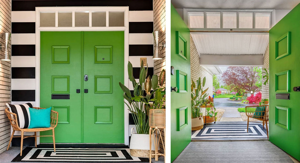 House Tour:  Nikki’s 60s Ranch Makeover - entrance