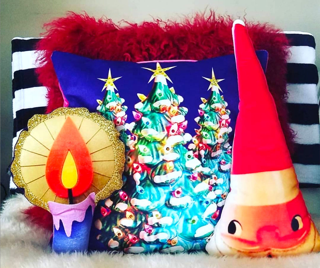Estelle Bilson Creative Christmas cushions | The Inkabilly Blog