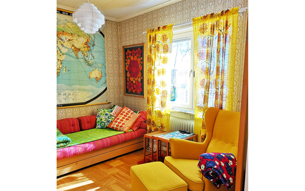 House Tour - Anna-Karin's bold & funky TV Room | The Inkabilly Blog