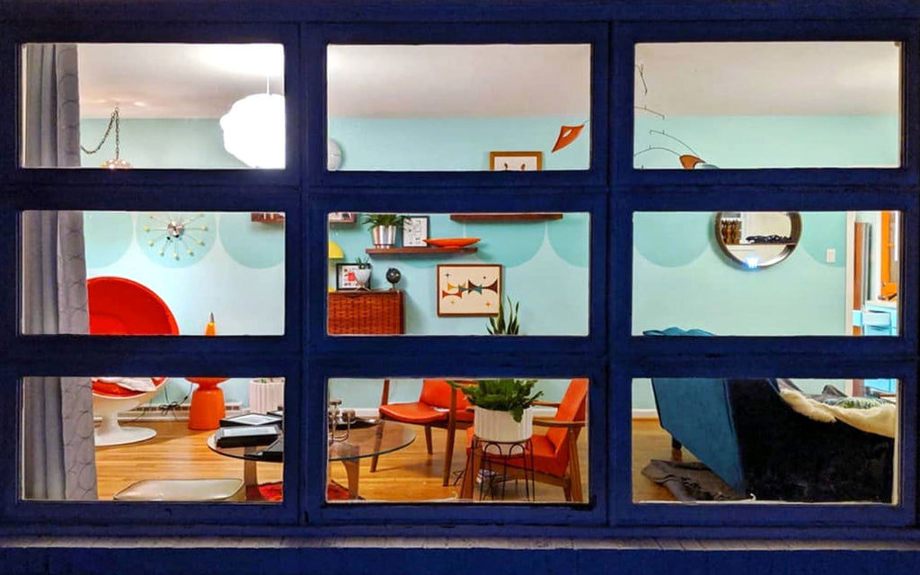 House Tour: Olivia’s Atomic Ranch Revival - view through window