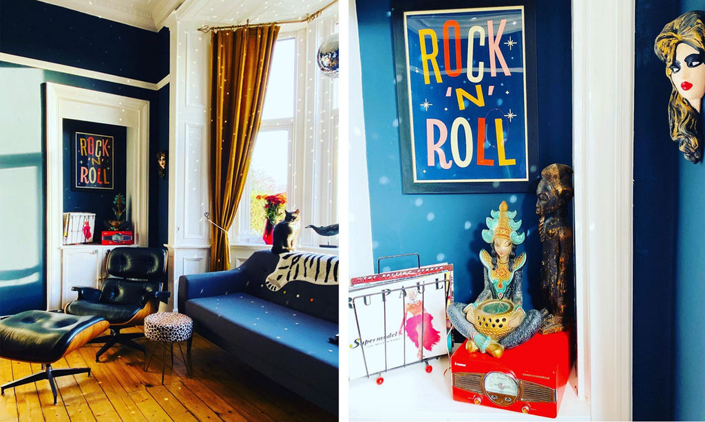 House Tour: Ali’s Retro Pop Home - Living Room 