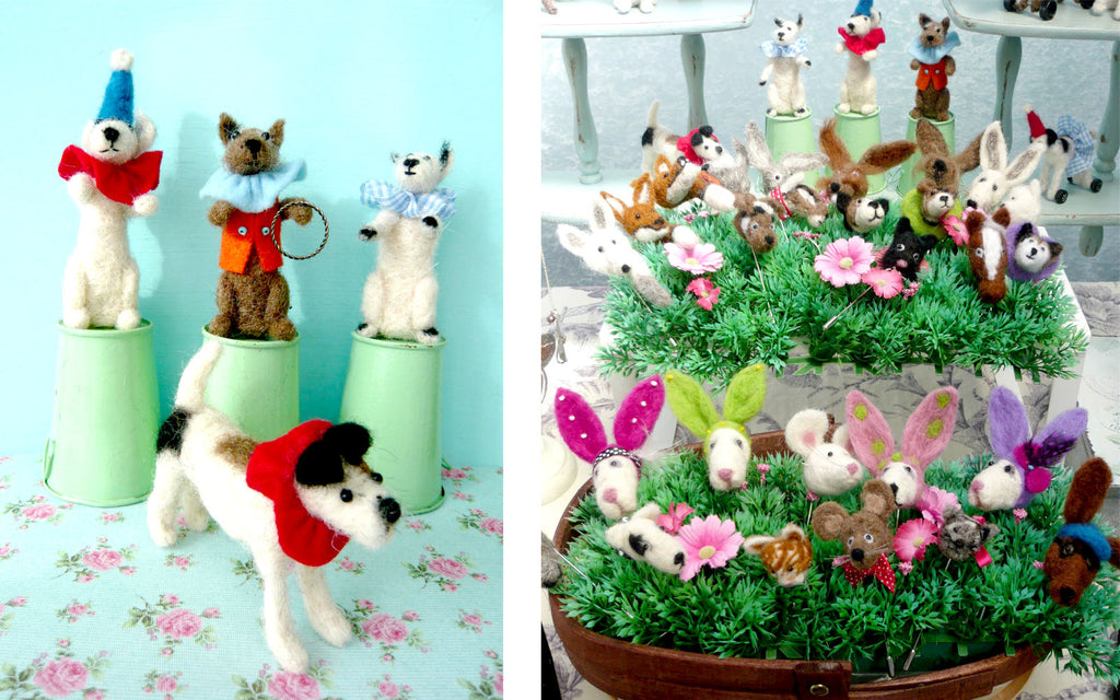 Hazel's Cute Handmade Felt Animals - Inkabilly Blog House Tour