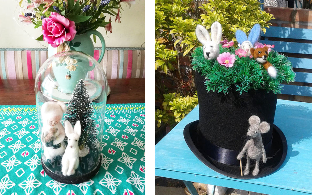 Hazel's Handmade Felt Animals - Inkabilly Blog House Tour