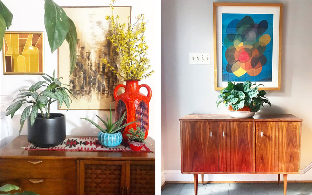 House Tour: Anna’s Colourful Mid Century Modern Pad - sideboard details