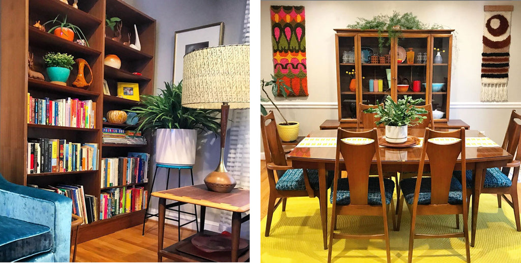 House Tour: Anna’s Colourful Mid Century Modern Pad - dining room details