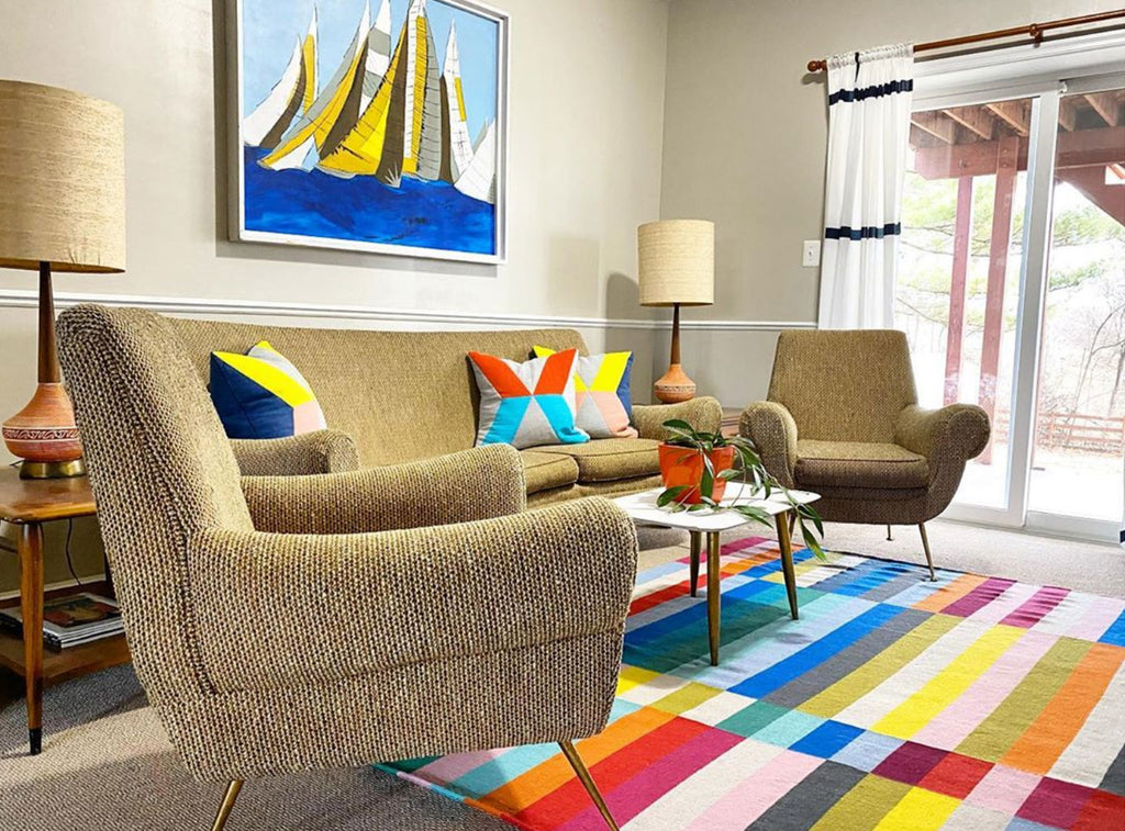 House Tour: Anna’s Colourful Mid Century Modern Pad