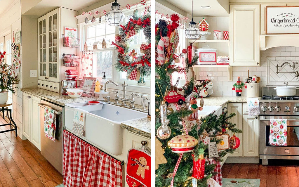 kitsch christmas kitchen by goldenboysandme