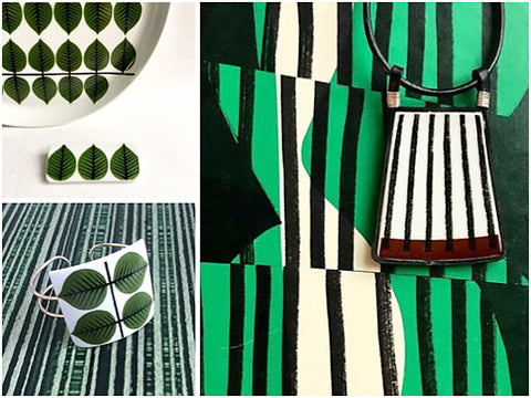 Kila Design Retro jewellery - greens - The Inkabilly Blog