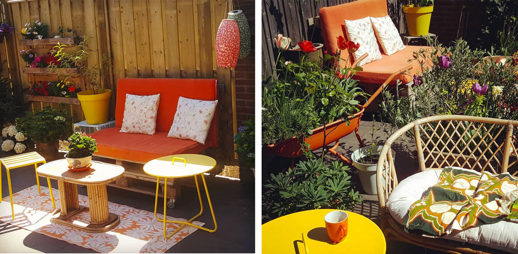House Tour: Gwenn’s Eclectic Vintage and Upcycled Home - garden