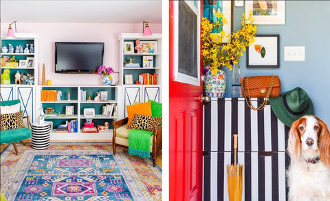 House Tour: Ariel’s bold retro home. Photo credit PMQforTWO