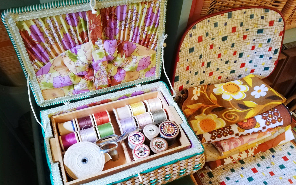 Polly's House - vintage fabrics and sewing box | The Inkabilly Blog