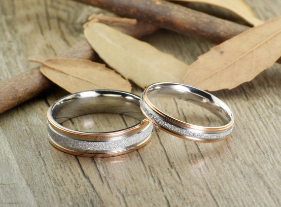 matching couple rings set