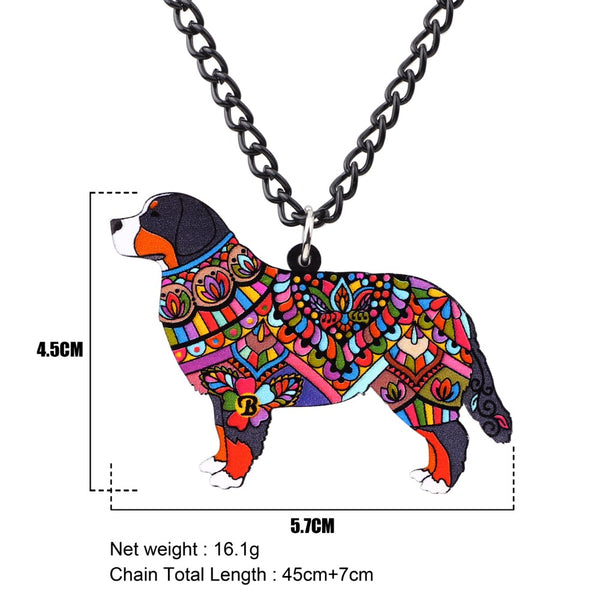 bernese mountain dog necklace